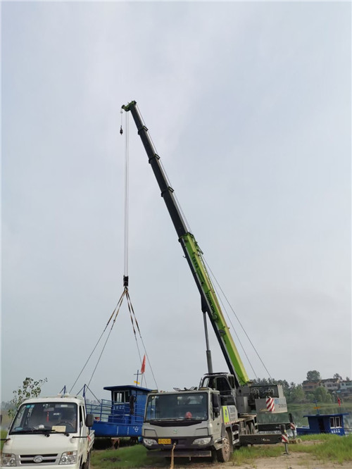 阳江市桥梁建设吊装案例